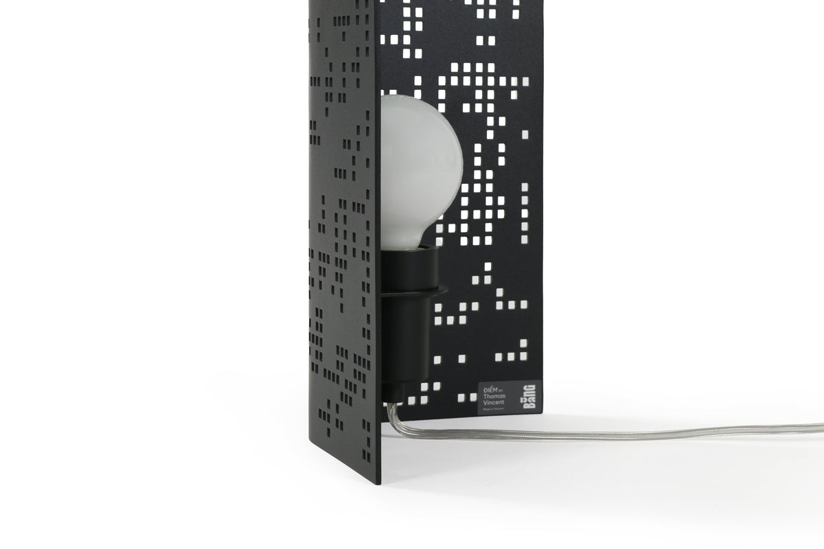Lampe spot noir