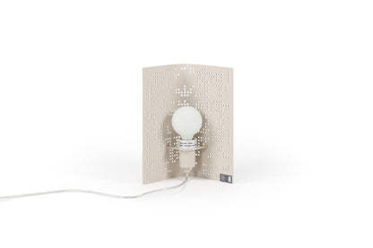 Point de lampe en crème