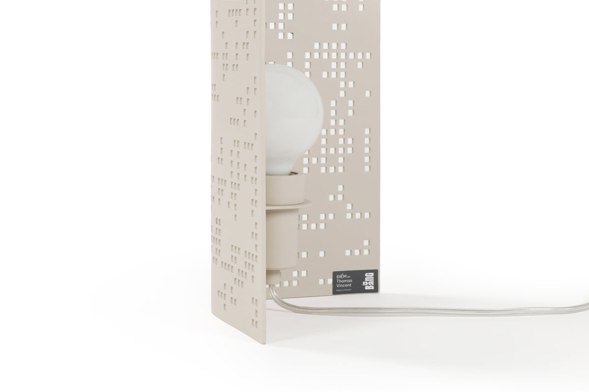 Point de lampe en crème